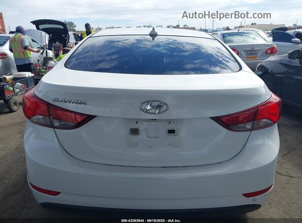 5NPDH4AE3GH713824 2016 HYUNDAI ELANTRA Белый 