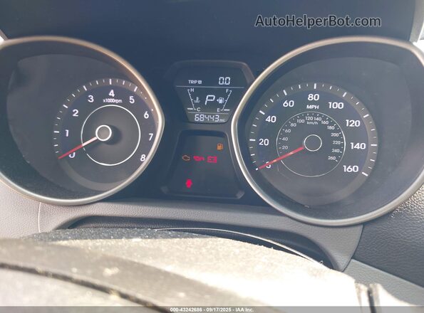 5NPDH4AE5GH744654 2016 HYUNDAI ELANTRA Красный Вид задних сидений
