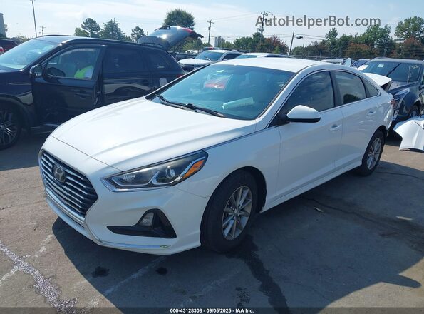 5NPE24AF2JH680983 2018 HYUNDAI SONATA White Передня ліва чверть