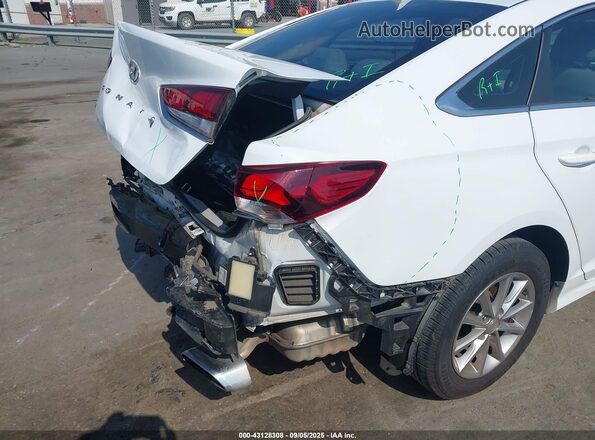 5NPE24AF2JH680983 2018 HYUNDAI SONATA White 