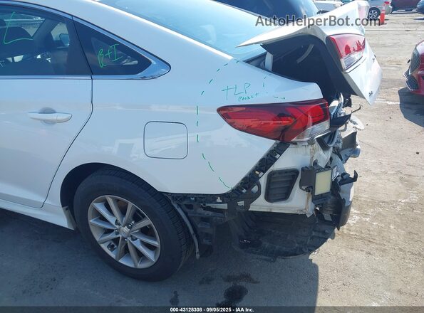 5NPE24AF2JH680983 2018 HYUNDAI SONATA White 