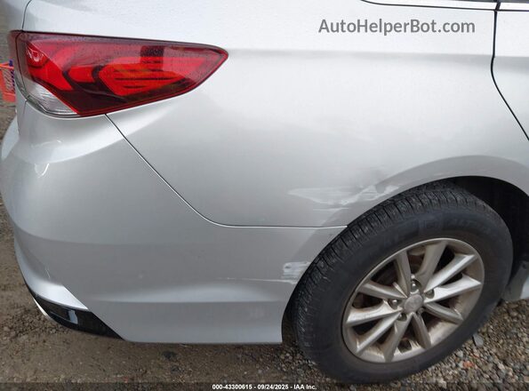 5NPE24AF2JH711598 2018 HYUNDAI SONATA Silver 