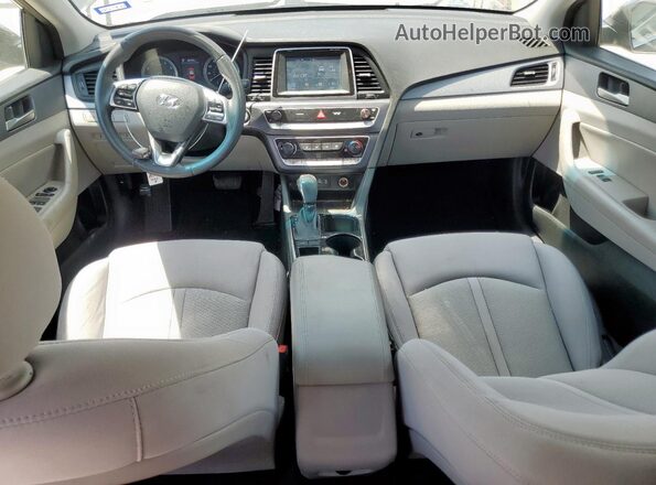 5NPE34AF2JH606122 2018 HYUNDAI SONATA Черный Вид панели приборов