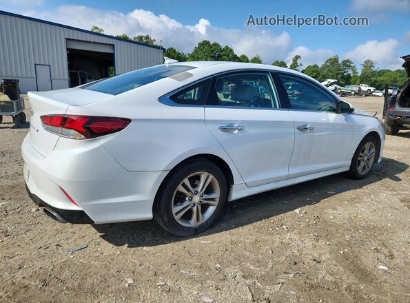 5NPE34AF6JH626650 2018 HYUNDAI SONATA Белый Задняя правая четверть
