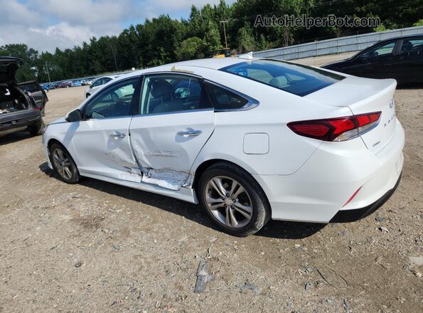 5NPE34AF6JH626650 2018 HYUNDAI SONATA Белый Задняя левая четверть