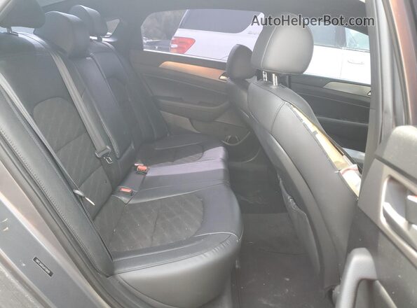 5NPE34AF6JH708491 2018 HYUNDAI SONATA Gray Rear seats view