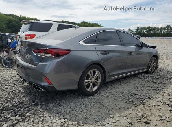5NPE34AF6JH708491 2018 HYUNDAI SONATA Gray Rear right