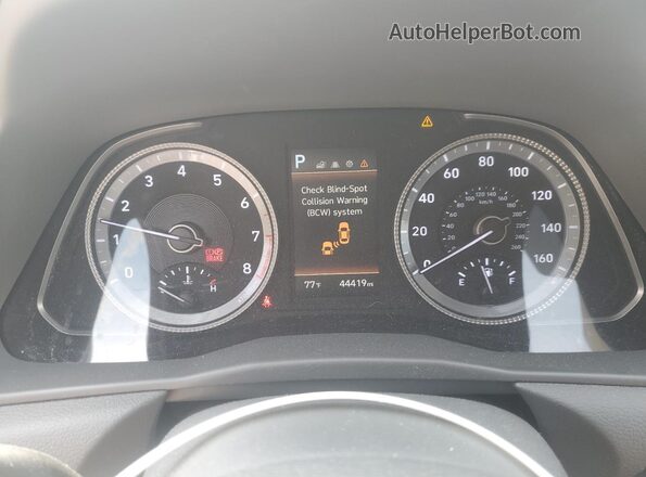 5NPEL4JA8MH077302 2021 HYUNDAI SONATA White Սարքավորումների վահանակի տեսք