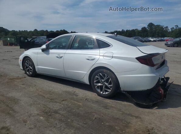 5NPEL4JA8MH077302 2021 HYUNDAI SONATA White Հետևի ձախ