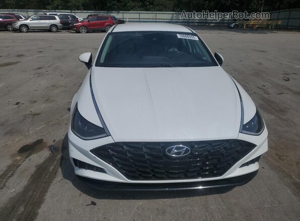 5NPEL4JA8MH077302 2021 HYUNDAI SONATA White Դիմացի տեսք