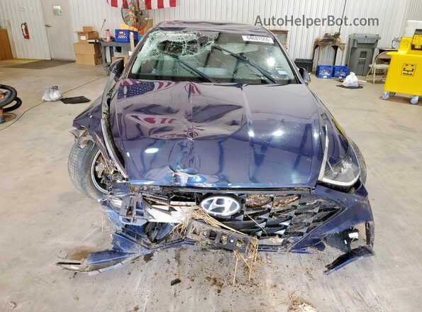 5NPEL4JA9MH064025 2021 HYUNDAI SONATA Синий Вид спереди