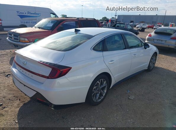 5NPEL4JAXMH068097 2021 HYUNDAI SONATA White Задня права чверть