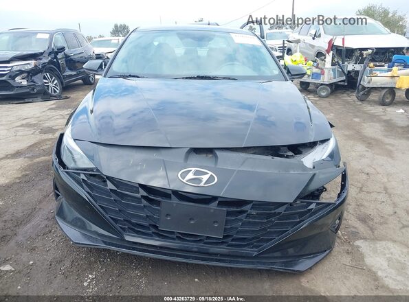 5NPLM4AG4MH012147 2021 HYUNDAI ELANTRA Black Вид панелі приладів