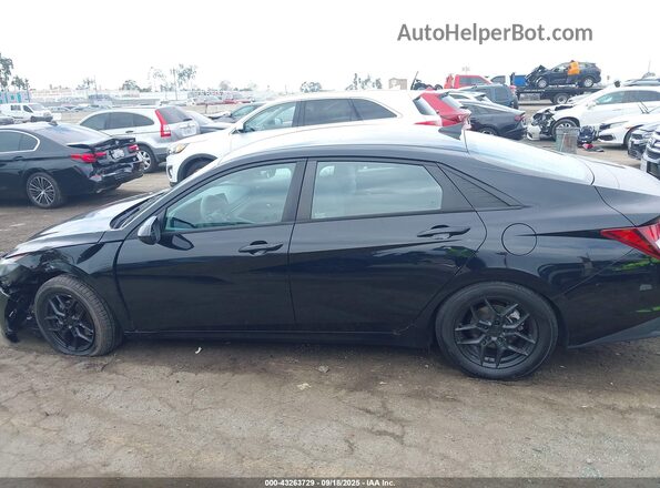 5NPLM4AG4MH012147 2021 HYUNDAI ELANTRA Black Вид задньої частини салону