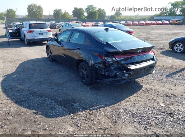 5NPLM4AG7NH063904 2022 HYUNDAI ELANTRA Black უკანა მარცხენა