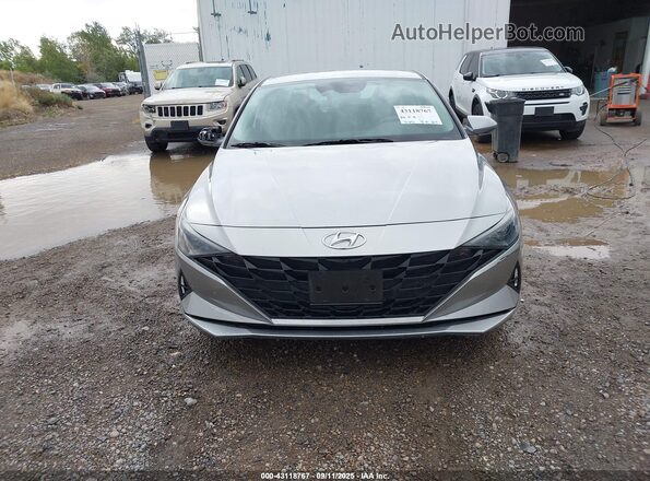 5NPLM4AGXNH063847 2022 HYUNDAI ELANTRA Серебряный Вид щитка приборов