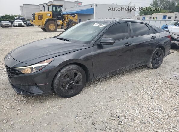 5NPLS4AG4MH028855 2021 HYUNDAI ELANTRA Gray Передня ліва чверть