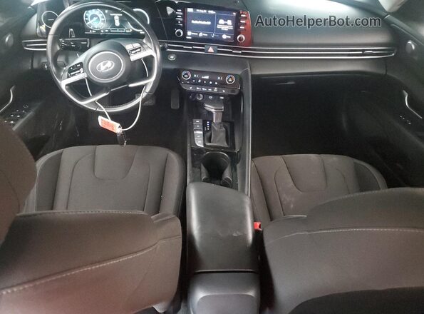 5NPLS4AG4MH028855 2021 HYUNDAI ELANTRA Gray Вид панелі приладів
