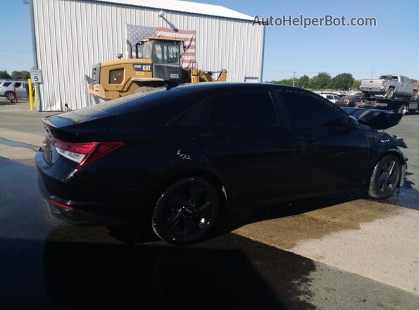 5NPLS4AGXMH009985 2021 HYUNDAI ELANTRA Черный Задняя правая четверть
