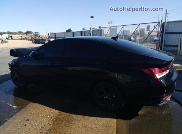 5NPLS4AGXMH009985 2021 HYUNDAI ELANTRA Черный Задняя левая четверть
