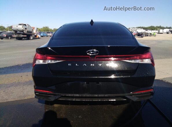 5NPLS4AGXMH009985 2021 HYUNDAI ELANTRA Черный Вид сзади