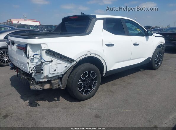5NTJB4AE5RH096838 2024 HYUNDAI SANTA CRUZ White Задня права чверть