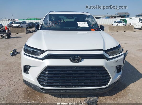 5TDACAB57SS056124 2025 TOYOTA HIGHLANDER HYBRID White Вид щитка приладів