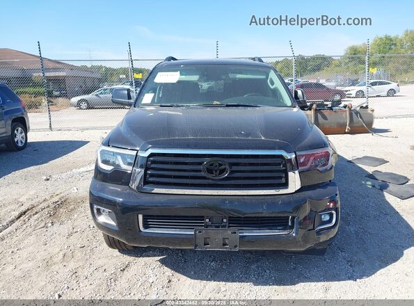 5TDBY5G12JS161834 2018 TOYOTA SEQUOIA Black Widok deski rozdzielczej