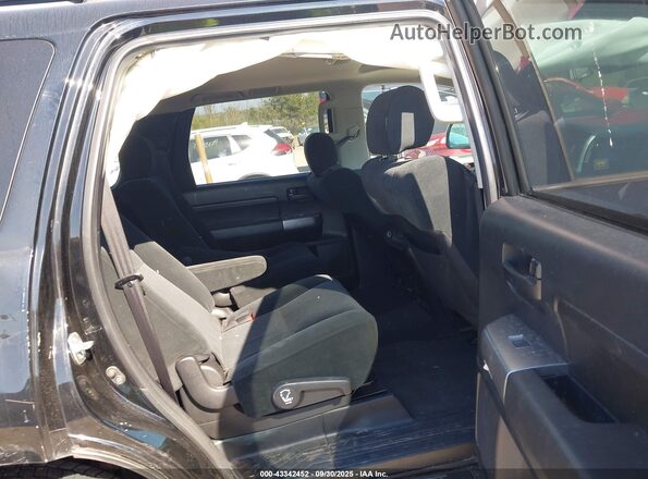 5TDBY5G12JS161834 2018 TOYOTA SEQUOIA Black Widok naklejki z numerem VIN