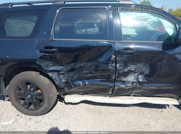 5TDBY5G12JS161834 2018 TOYOTA SEQUOIA Black Widok z przodu