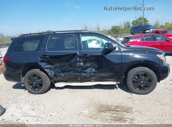5TDBY5G12JS161834 2018 TOYOTA SEQUOIA Black Widok zestawu wskaźników