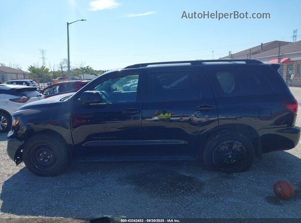 5TDBY5G12JS161834 2018 TOYOTA SEQUOIA Black Widok wnętrza z tyłu