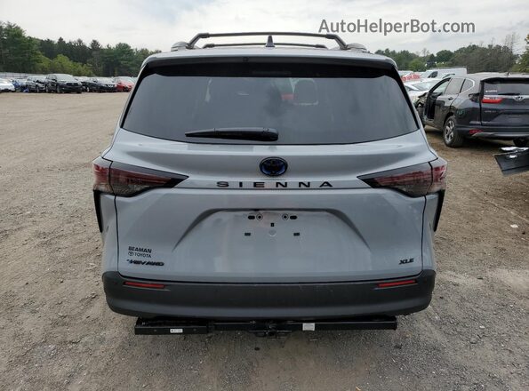 5TDCSKFC5SS183934 2025 TOYOTA SIENNA Gray Вид ззаду