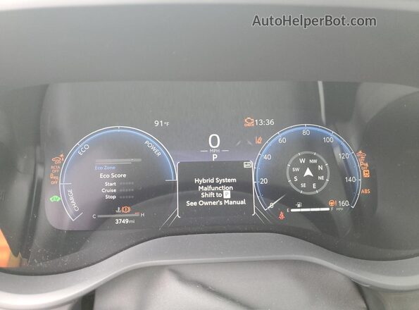5TDCSKFC5SS183934 2025 TOYOTA SIENNA Gray Вид щитка приладів