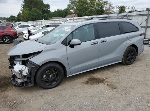 5TDCSKFC5SS183934 2025 TOYOTA SIENNA Gray Передня ліва чверть