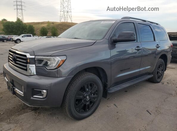 5TDCY5B16MS182427 2021 TOYOTA SEQUOIA Gray Առջևի ձախ երեք քառորդ տեսարան