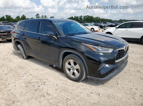 5TDCZRAH5MS529927 2021 TOYOTA HIGHLANDER Black Front right