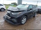 2021 Toyota Highlander L Черный vin: 5TDCZRAHXMS063492