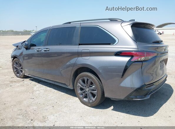 5TDDRKEC2MS021750 2021 TOYOTA SIENNA Gray Задня ліва чверть