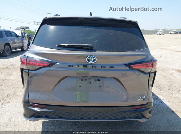 5TDDRKEC2MS021750 2021 TOYOTA SIENNA Gray 