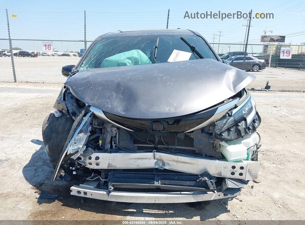 5TDDRKEC2MS021750 2021 TOYOTA SIENNA Gray Вид щитка приладів