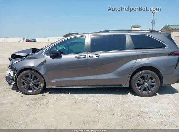 5TDDRKEC2MS021750 2021 TOYOTA SIENNA Gray Панорамний вид салону 360°