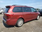 2017 Toyota Sienna Xle Burgundy vin: 5TDDZ3DC1HS166680 2017 Toyota Sienna Xle Burgundy vin: 5TDDZ3DC1HS166680