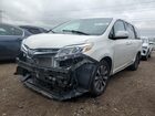 2018 Toyota Sienna Xle White vin: 5TDDZ3DC4JS206630