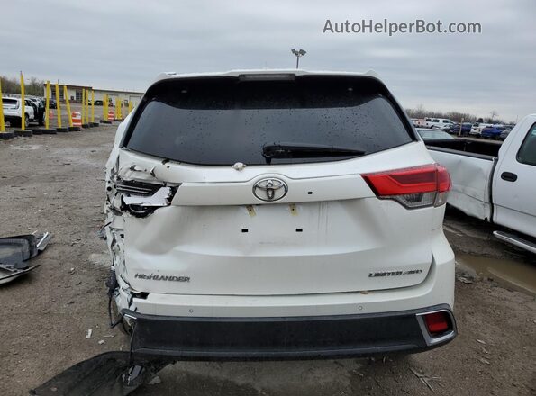 5TDDZRFH4JS911259 2018 TOYOTA LIMITED White Vista trasera
