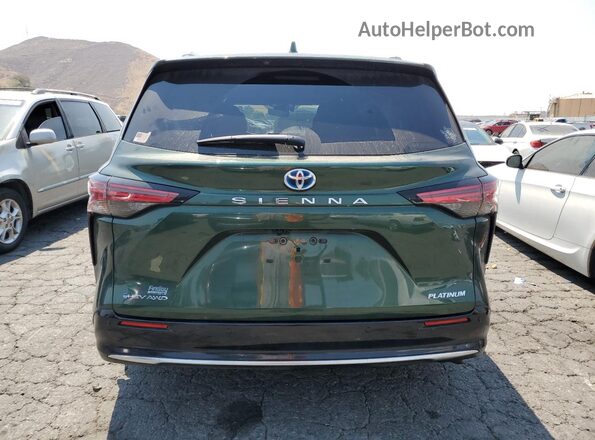5TDESKFCXSS169326 2025 TOYOTA LIMITED Green უკანა ხედი