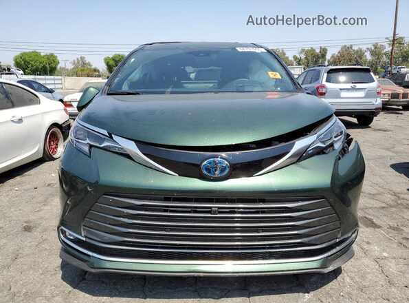 5TDESKFCXSS169326 2025 TOYOTA LIMITED Green წინა ხედი