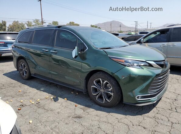5TDESKFCXSS169326 2025 TOYOTA LIMITED Green წინა მარჯვენა