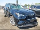 2022 Toyota Highlander Hybrid Platinum Черный vin: 5TDFARAH9NS014905