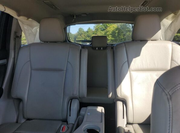5TDJZRFH0JS497562 2018 TOYOTA HIGHLANDER Серый Вид задних сидений